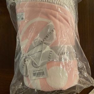 Little Giraffe Compass Blanket Pink